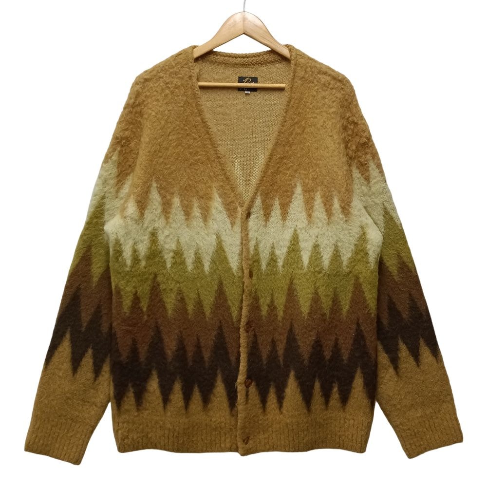 やや傷や汚れあり】NEEDLES ニードルス 品番 LQ274 Zigzag モヘア