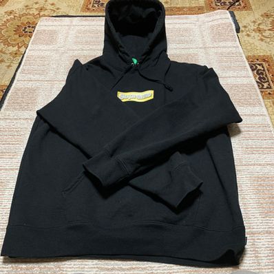 Supreme Bling Box Logo Hooded Sweatshirt "Black"