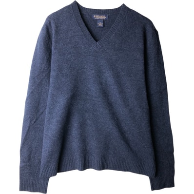 古着 ブルックスブラザーズ Brooks Brothers Vネック ラムウールニットセーター メンズXL相当 ヴィンテージ/eaa612325
