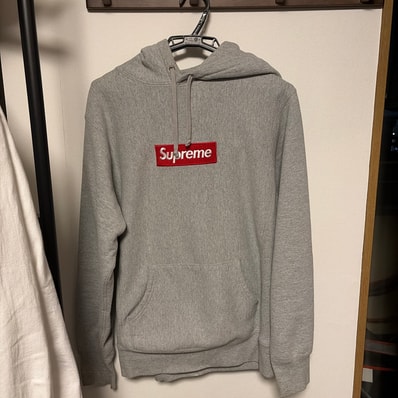 Supreme Box Logo Hooded Sweatshirt "Heather Grey" (16FW)