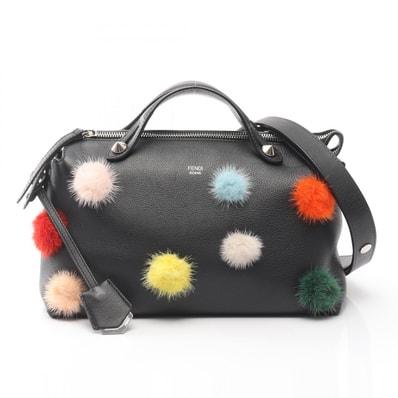 フェンディ FENDI BY THE WAY MEDIUM バイザウェイ ミディアム ハンドバッグ バッグ レザー レディース ブラック系 / マルチカラー 【中古】