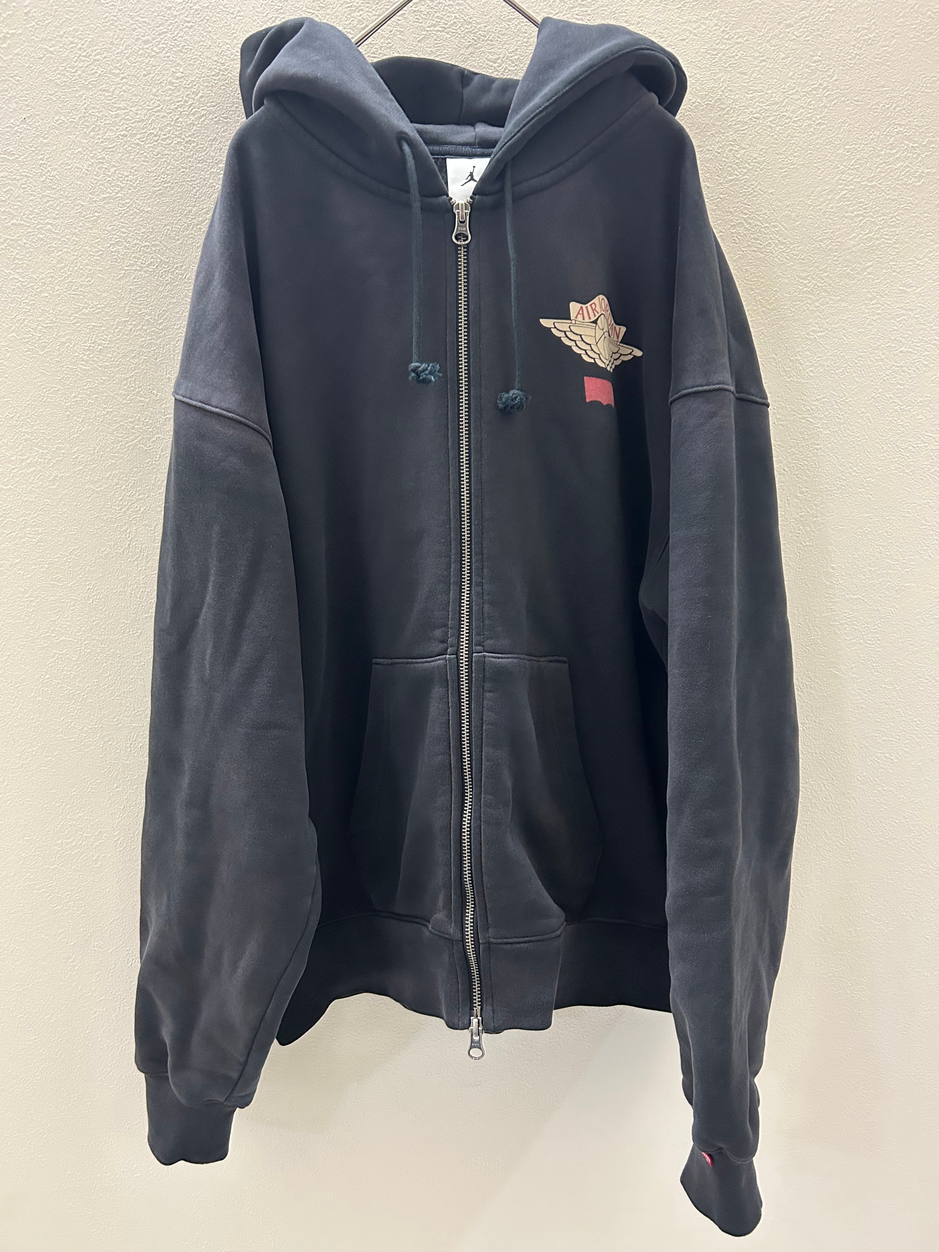 Nike Jordan x LEVI'S Heavyweight Fleece Zip Hoodie "Black" (US Size) IM6734-010