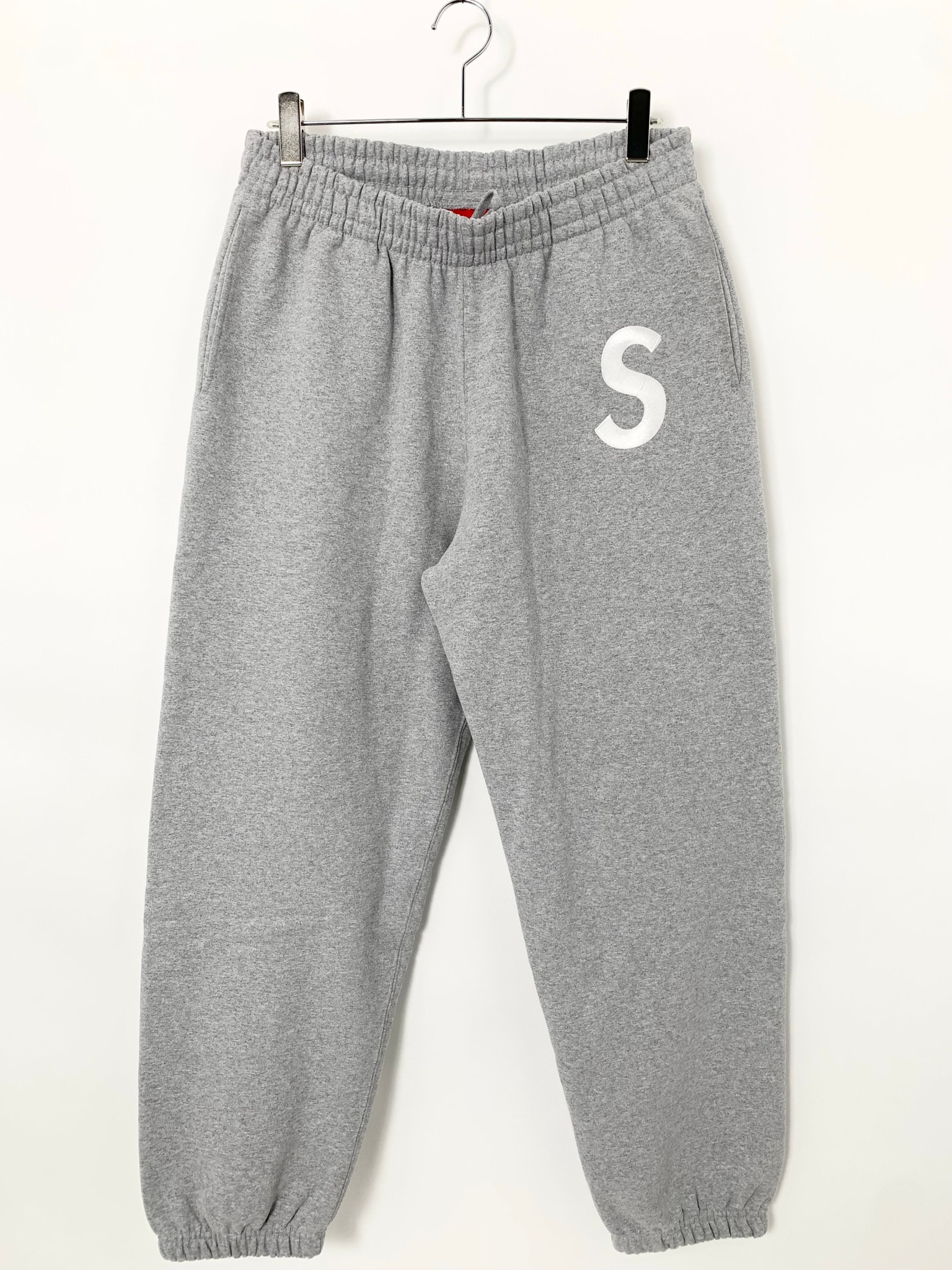 Supreme S Logo Sweatpant (25FW) "Heather Grey"