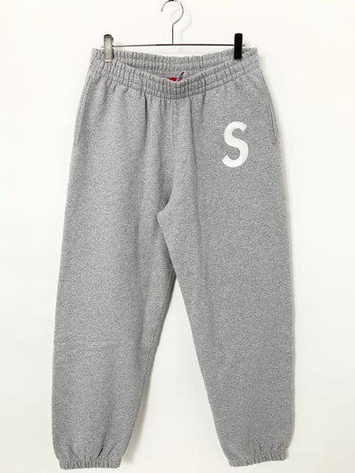Supreme S Logo Sweatpant (25FW) "Heather Grey"
