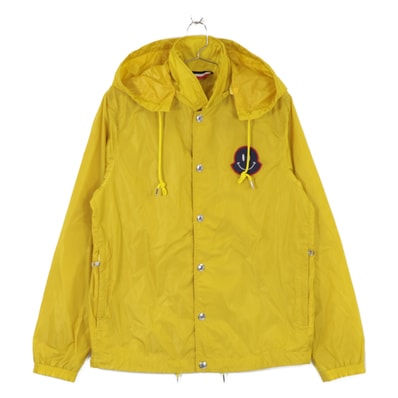 モンクレール 17年製 LANCE スマイルパッチ ナイロンコーチジャケット 1