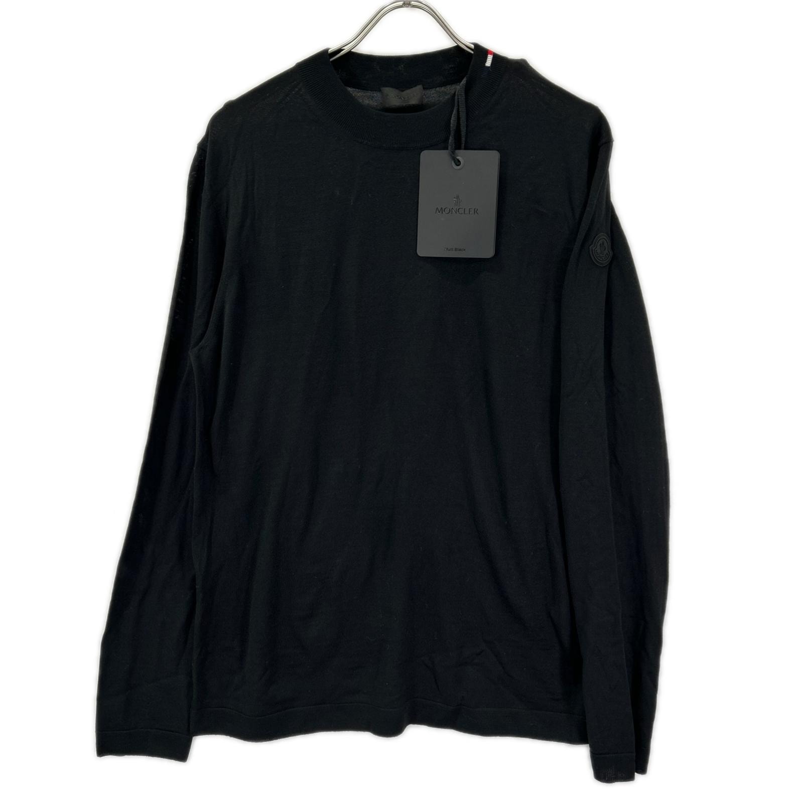 モンクレール GIROCOLLO TRICOT ブラック ニットセーター L