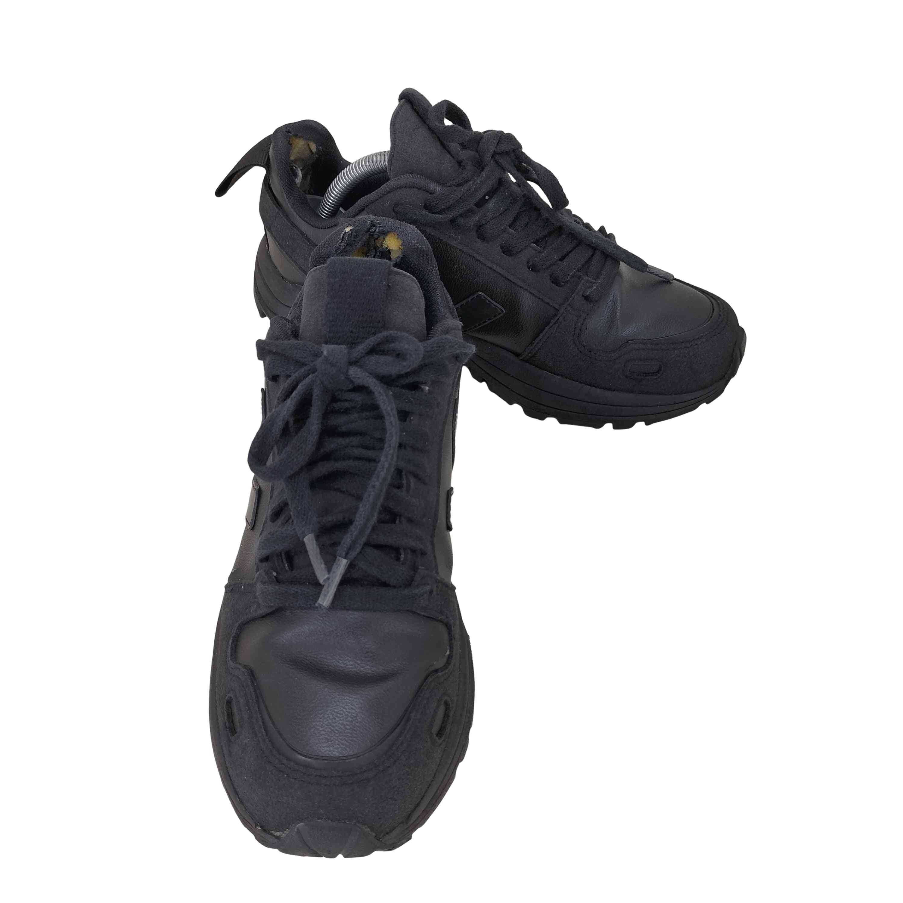 HIKING STYLE VEGAN SUEDE BLACK TRANSPARENT【1143048087523】