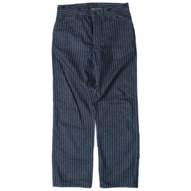 RRL ダブルアールエル LIMITED EDITION WABASH STRIPE DENIM PANTS ウォバッシュストライプデニムパンツ 782914793001 28 Indigo Double RL ジーンズ ボタンフライ ボトムス g28028