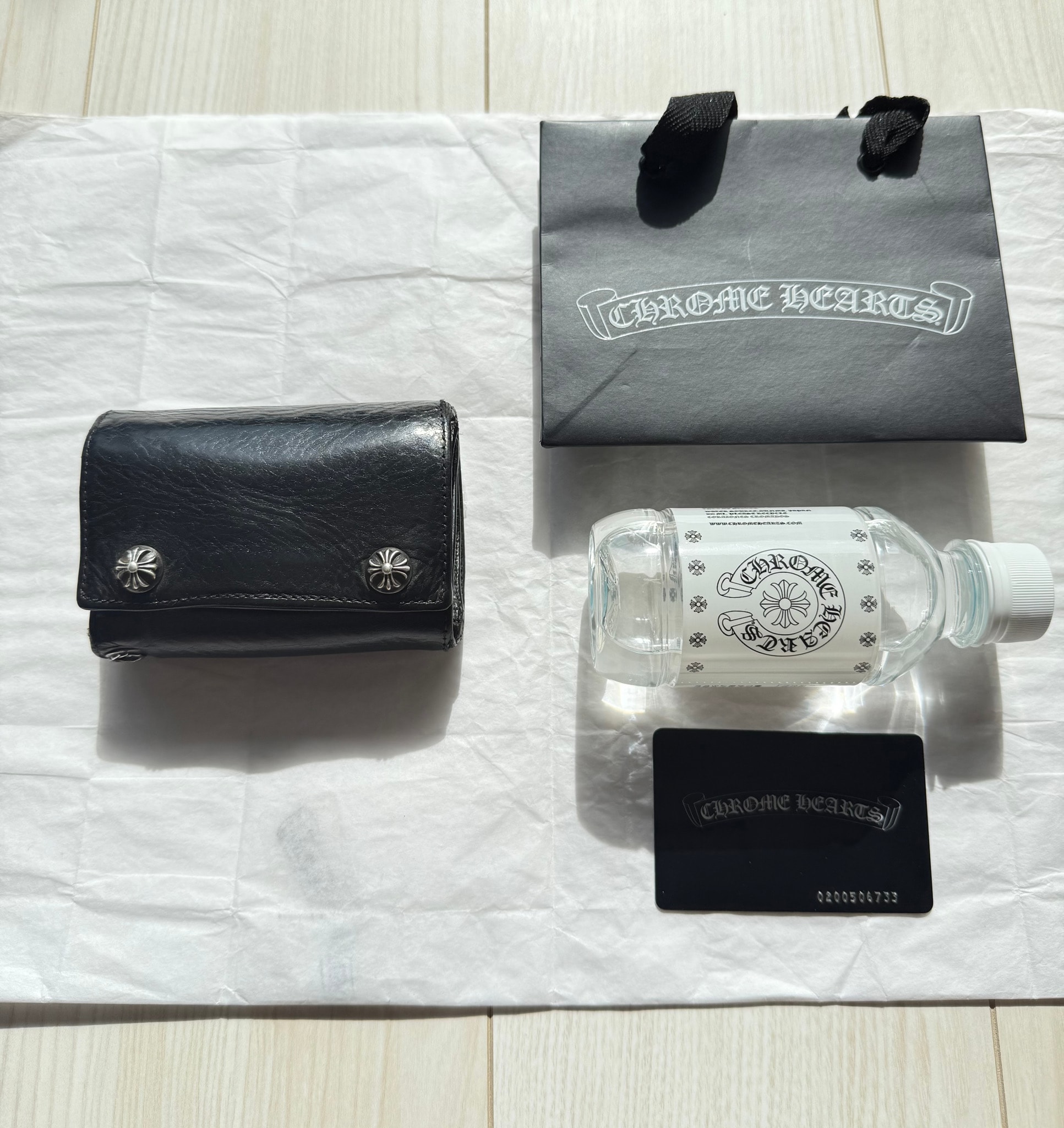 【SSSランク超美品】クロムハーツ CHROME HEARTS スリーフォールド 3FOLD ウォレット 財布