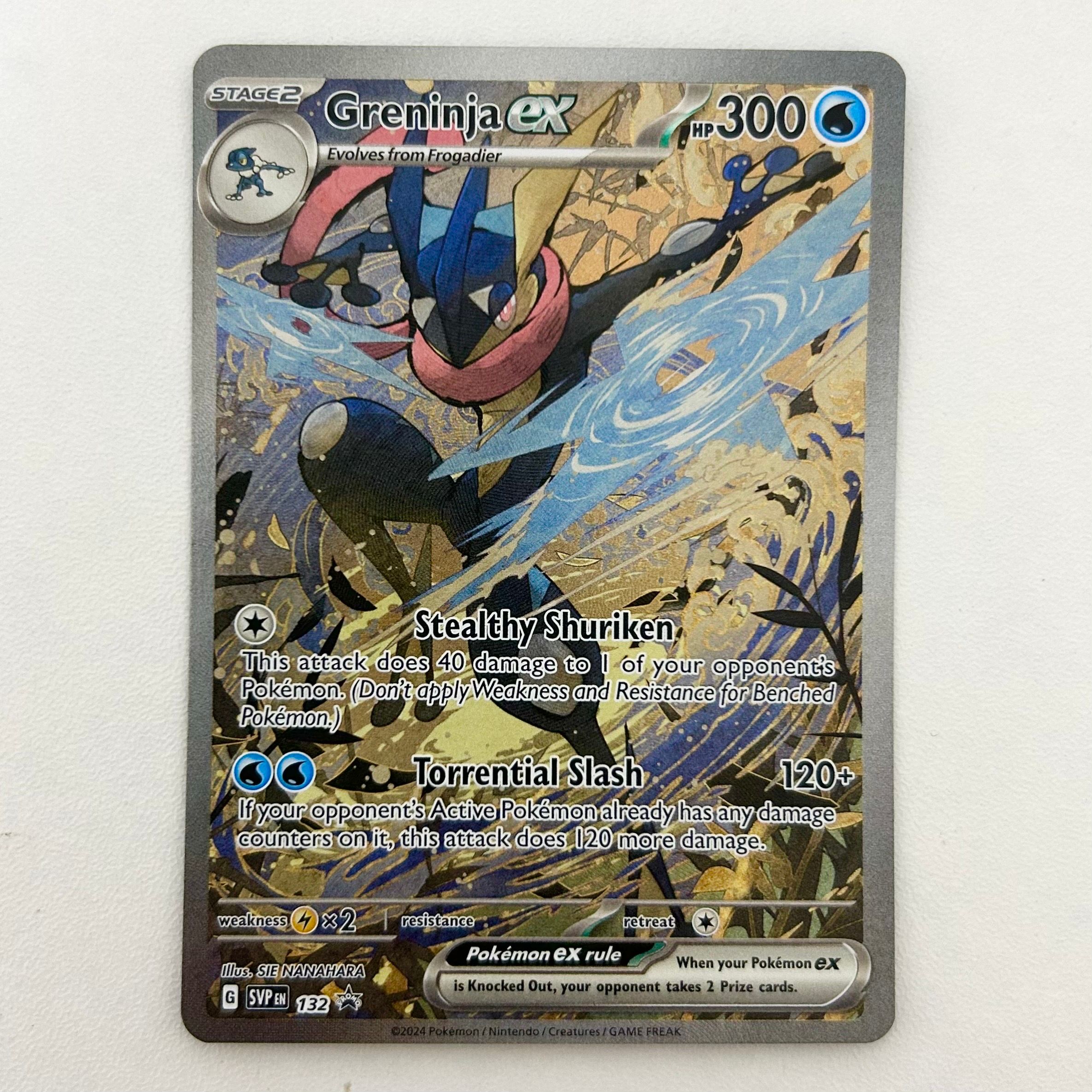 ゲッコウガex P [SVP EN 132]【英語版】(スカーレット&バイオレット「シュラウデッドフェイブル ゲッコウガex スペシャルイラストレーション コレクション」)