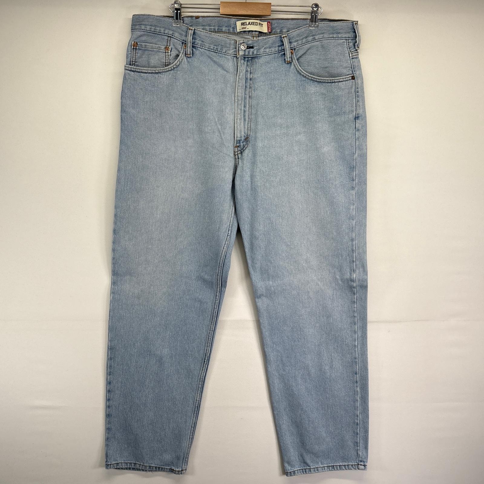 古着 リーバイス Levi's デニムパンツ 550 テーパード 5ポケット ジーンズ ジーパン 長ズボン 大きいサイズ w42 L32  ブルー メンズ