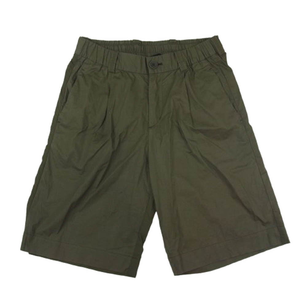 Herno ヘルノ ショートパンツ PT000029U-13164-7730 LIGHT COTTON STRETCH ULTRALIGHT CREASE ストレッチコットン ハーフ ショート パンツ ショーツ カーキ系 XS【中古】