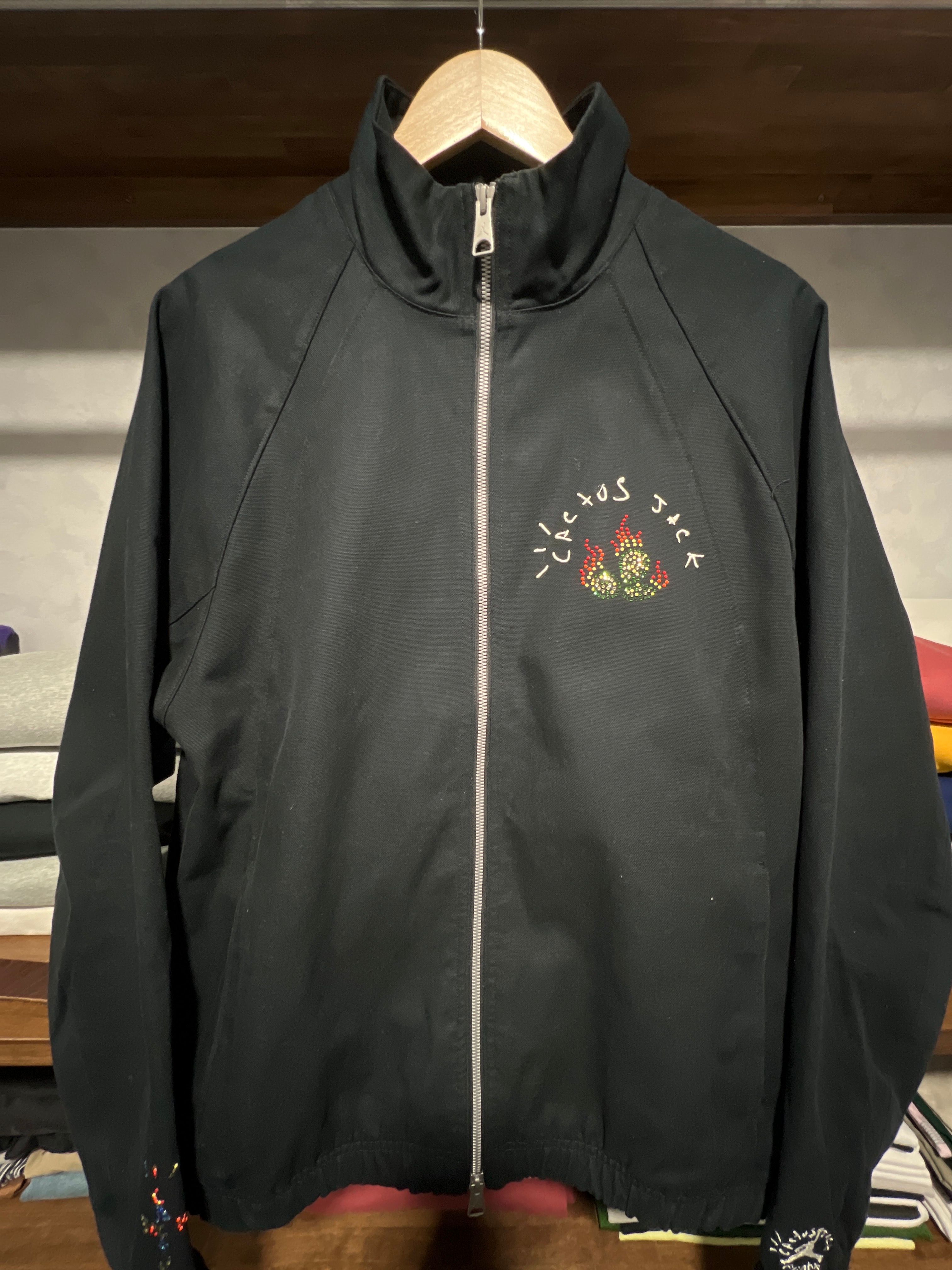 Travis Scott x Air Jordan Brand M J TS WVN JKT "Black"