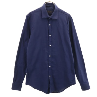 ZARA MAN ザラマン 長袖 シャツ M ネイビー