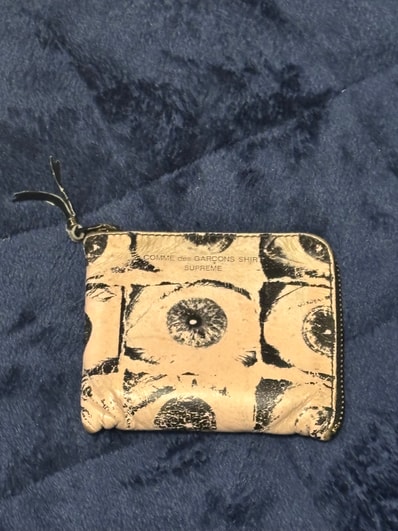 Supreme x Comme des Garcons SHIRT Large Eyes Coin Pouch "Pink"