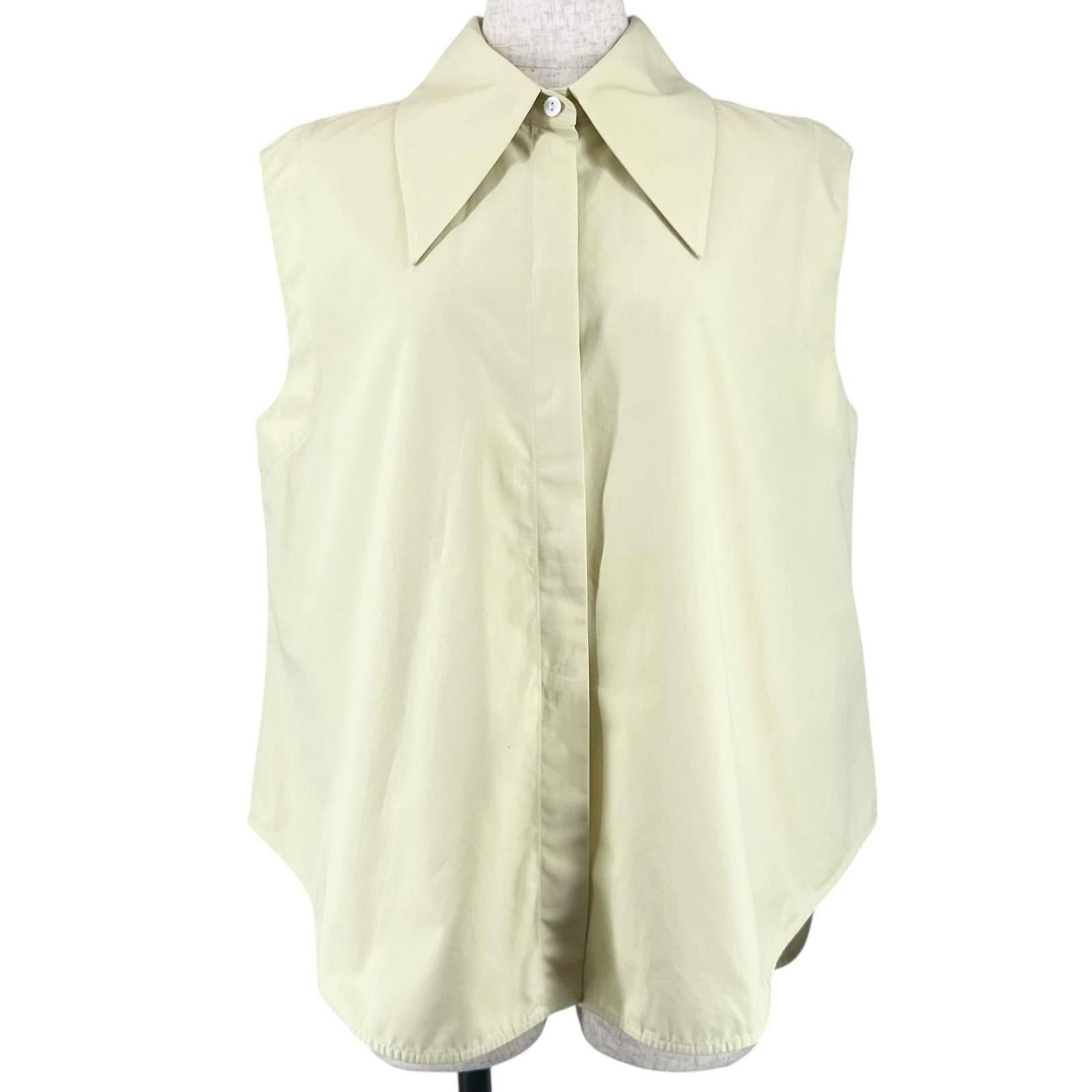 極美品 ジルサンダー トップス Sleeveless Buttoned Shirt