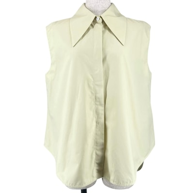 極美品 ジルサンダー トップス Sleeveless Buttoned Shirt