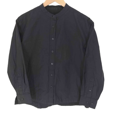 23AW バンドカラー L/S ブラウス【1141740910330】