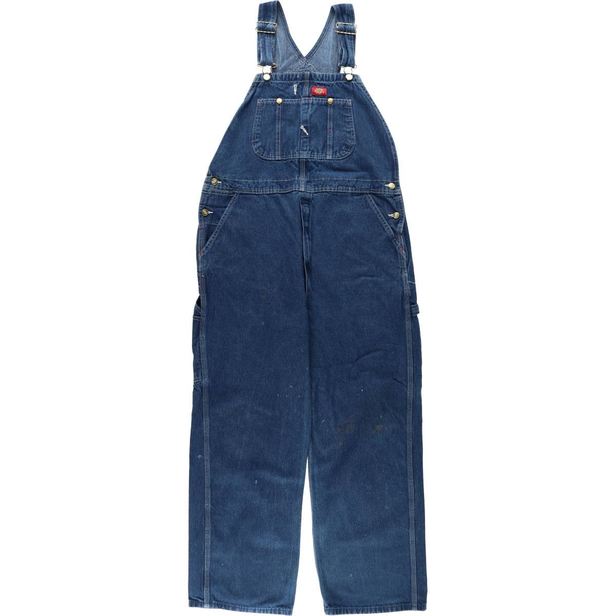 古着 ディッキーズ Dickies デニムオーバーオール メンズw39相当/eaa654610