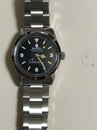 A BATHING APE CLASSIC BAPEX "Silver"