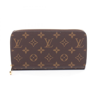 ルイ・ヴィトン LOUIS VUITTON ジッピーウォレット モノグラム ラウンド長財布 財布 PVCコーティングキャンバス モノグラム メンズ レディース ブラウン系 M42616 【中古】