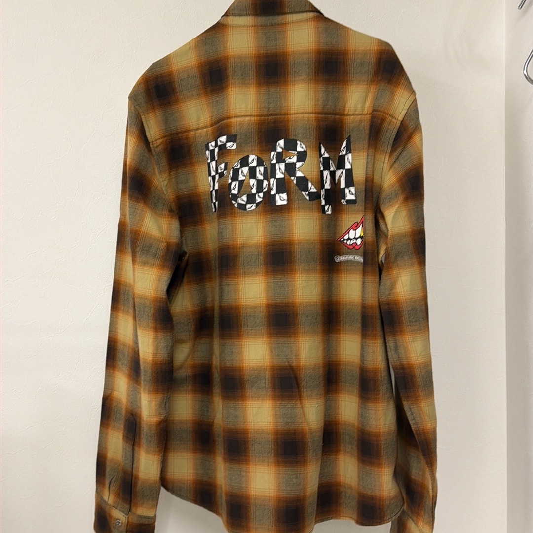 Chrome Hearts PPO Loose End Matty Boy Cross Ball Button L/S Shirt "Brown"