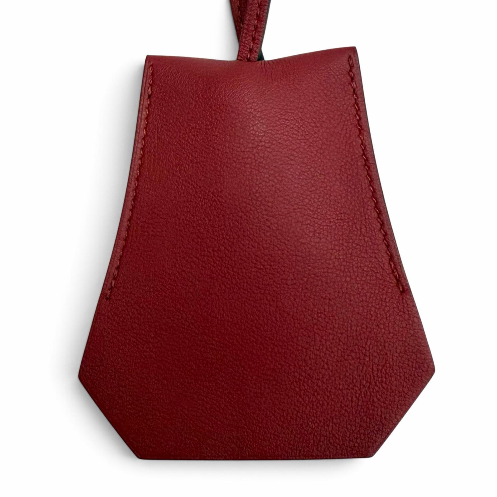 極美品 エルメス クロシェット ネックレス ボルドー レディース
