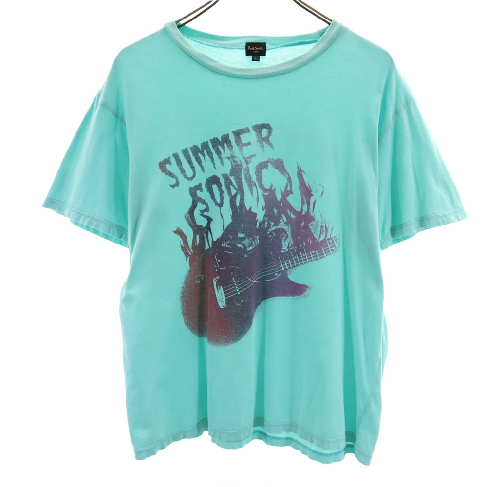 Paul Smith JEANS ポールスミスジーンズ 半袖 サマーソニック 2012 スタッフ Tシャツ L グリーン系