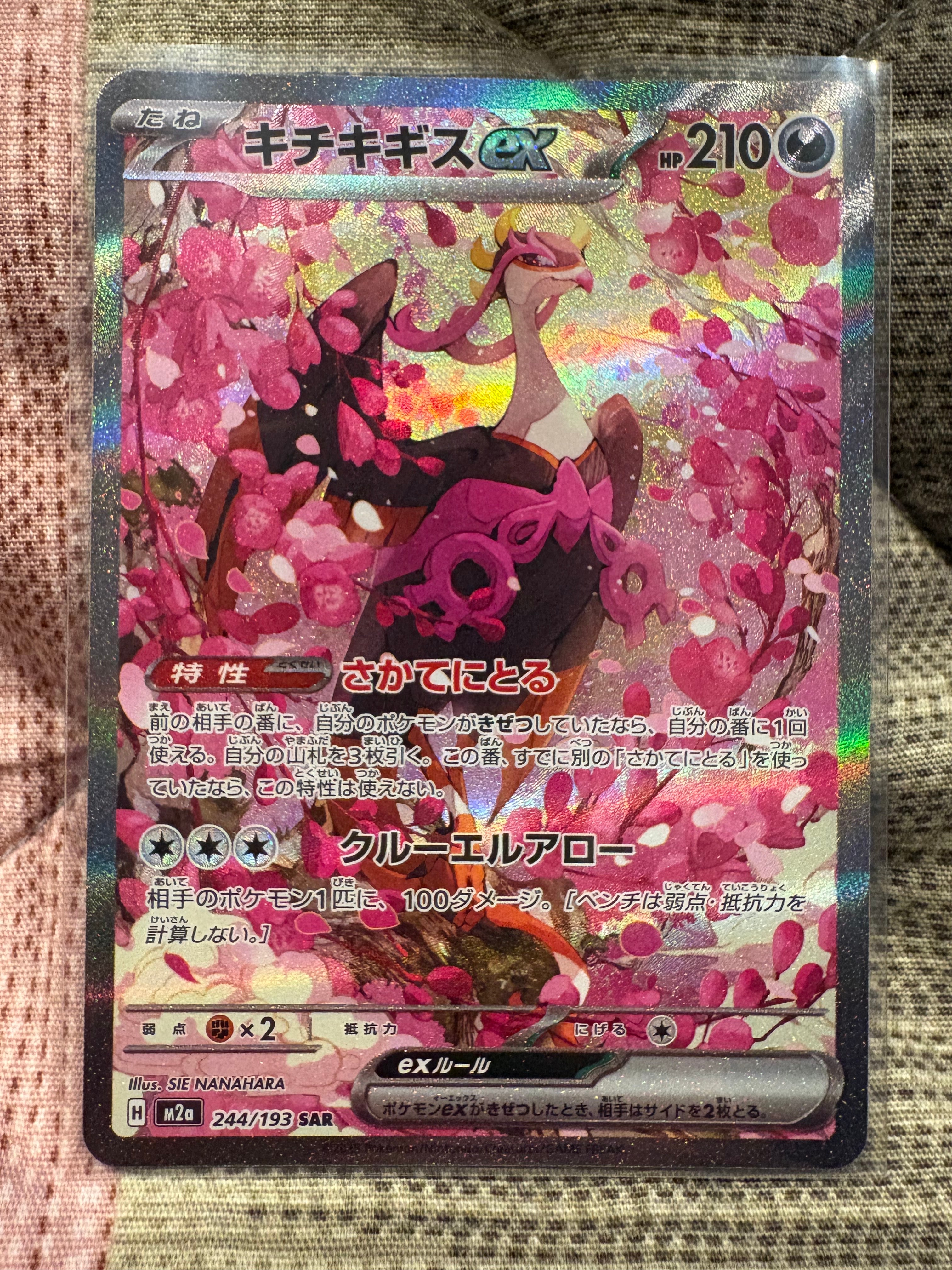 キチキギスex SAR [M2a 244/193](ハイクラスパック「MEGAドリームex」)