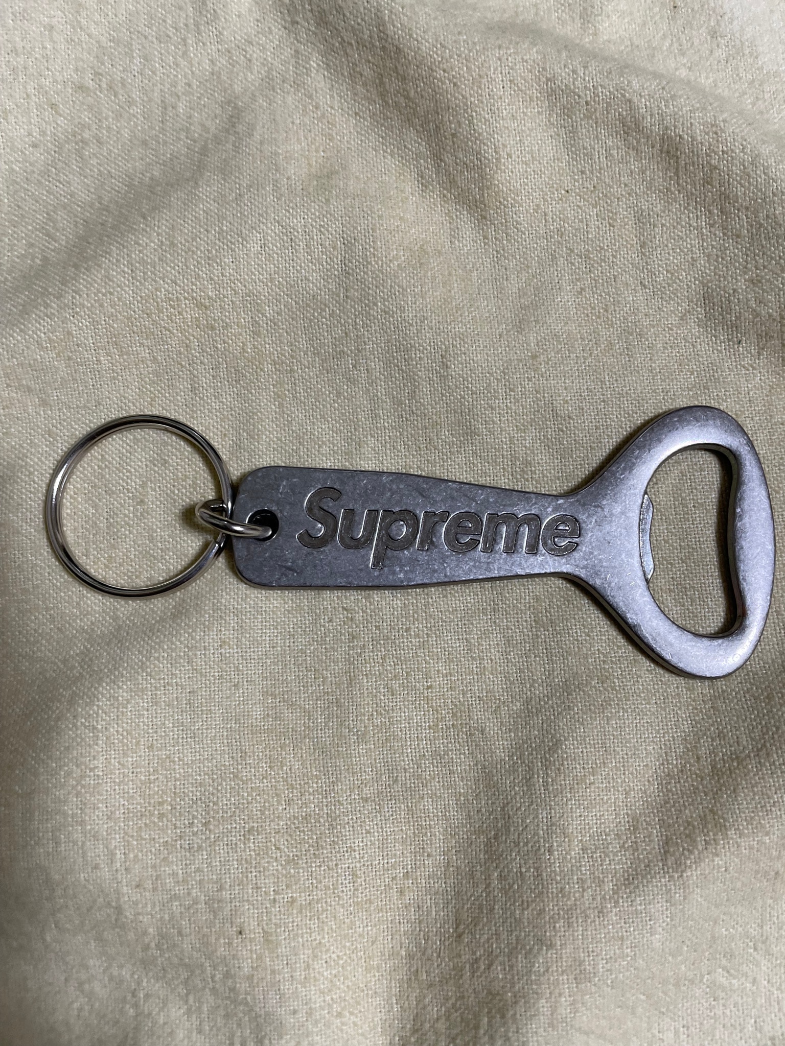 Supreme Bottle Opener Keychain "Silver"
