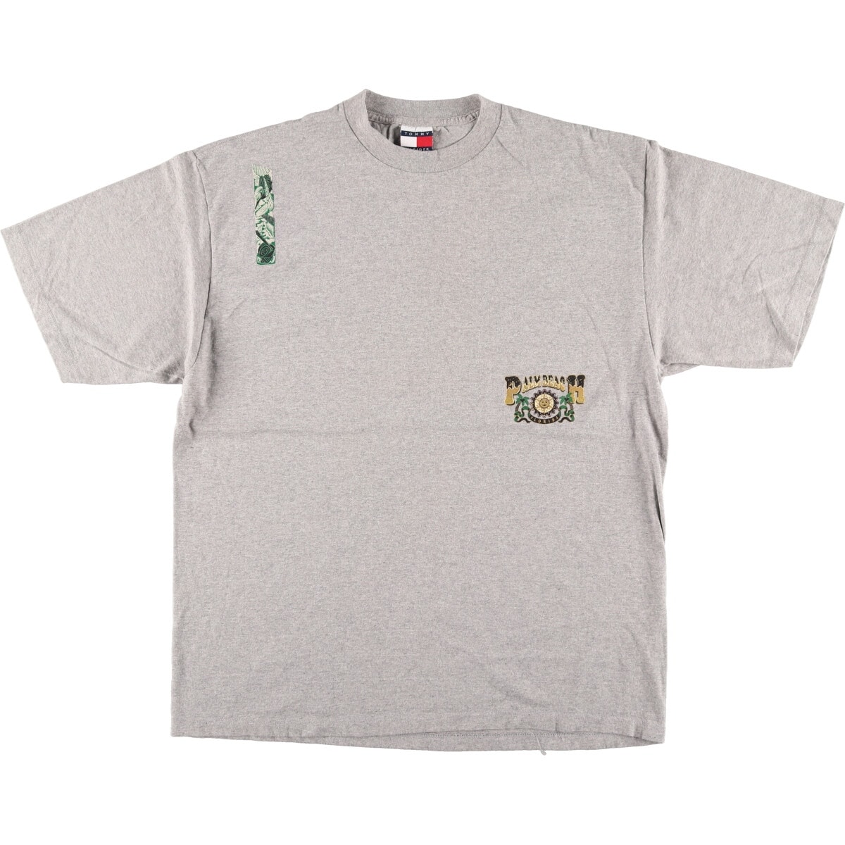 古着 90年代 トミーヒルフィガー TOMMY HILFIGER 半袖 プリントTシャツ USA製 メンズL相当 ヴィンテージ/eaa432107