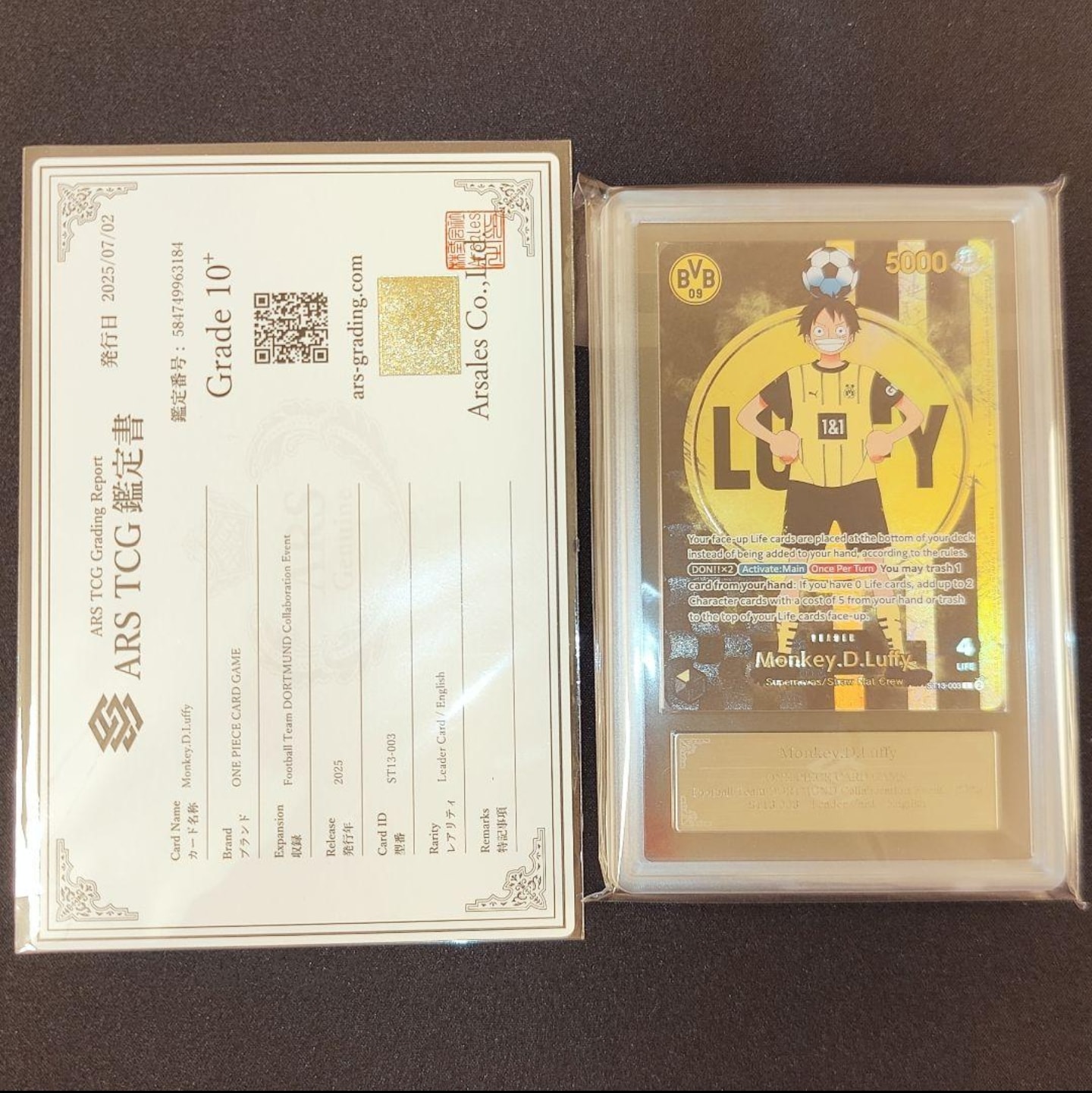 ARS10+】モンキー・D・ルフィ L [ST13-003]【英語版】(プロモーション