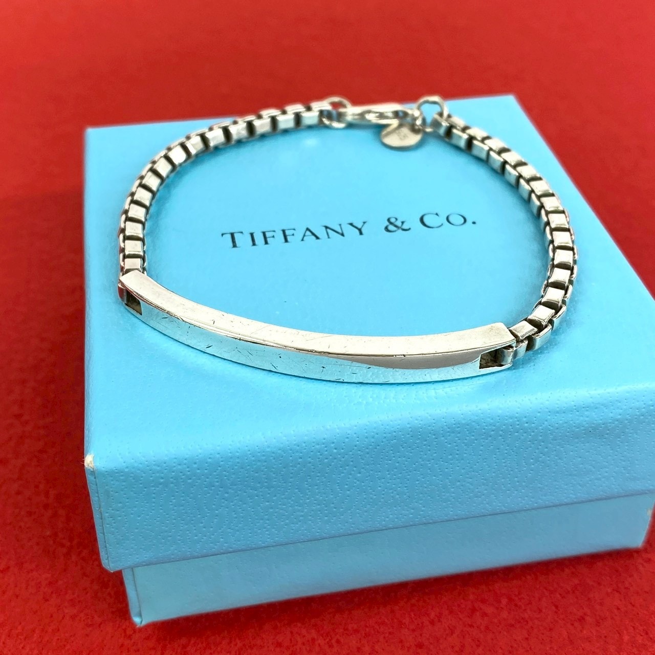 TIFFANY&Co. ティファニー ベネチアン ID ブレスレット シルバー925 ブレスレット シルバー
 74284
