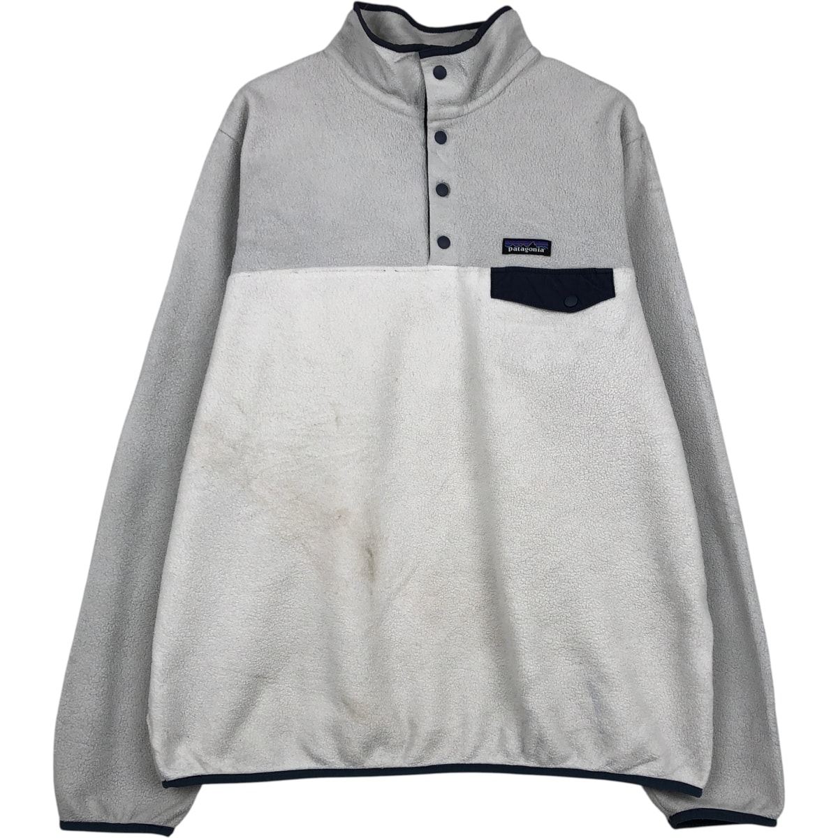 古着 パタゴニア Patagonia ライトウェイトシンチラスナップT 25455FA17 ハーフスナップ フリースプルオーバー レディースXL相当/eaa617776