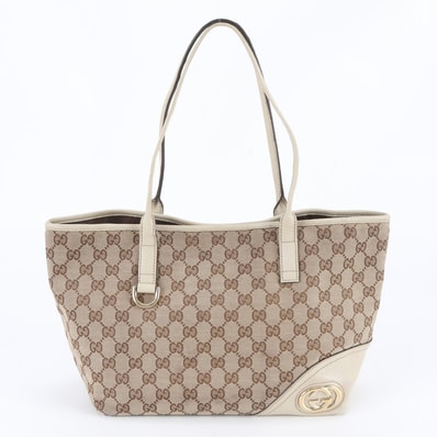 グッチ GGキャンバスニューブリット 169946 トート バッグ