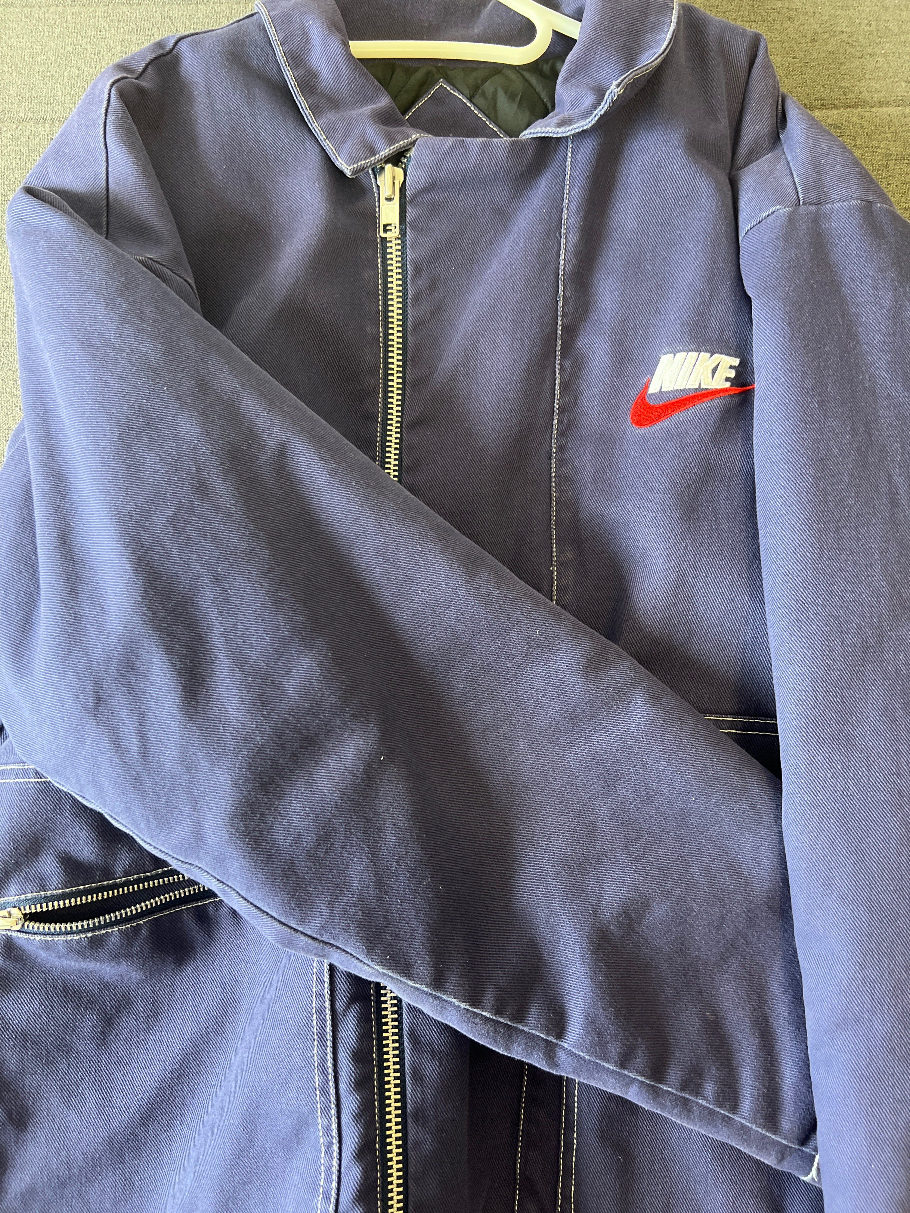 Supreme / NIKE® Double Zip Work Jacket "navy"