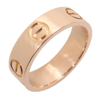 カルティエ CARTIER ラブリング リング・指輪 ジュエリー K18PG(ピンクゴールド) レディース ゴールド系 B4084800 【中古】