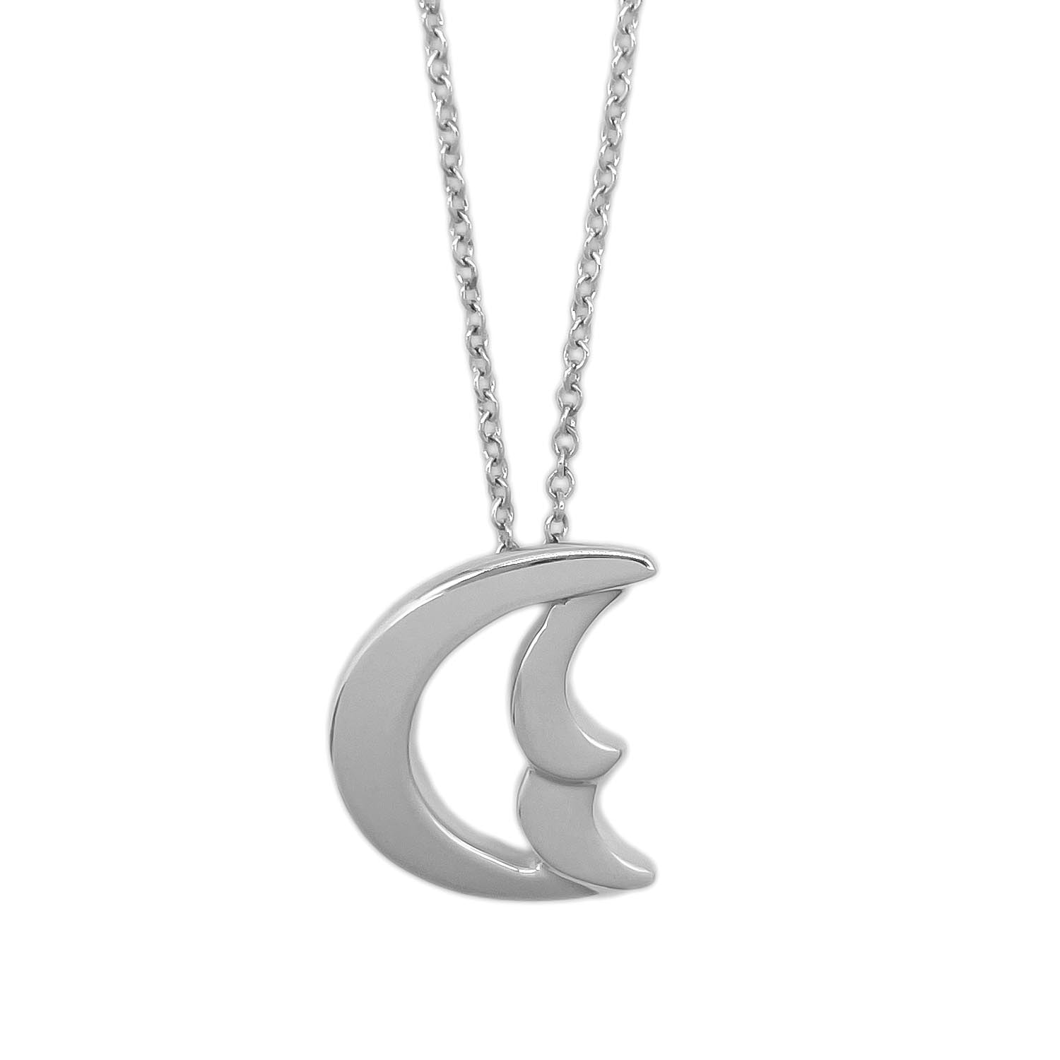 TIFFANY&Co. ティファニー クレセントムーン 三日月 ネックレス
 ペンダント SV925 シルバー 新品仕上済 レディース
 【中古】