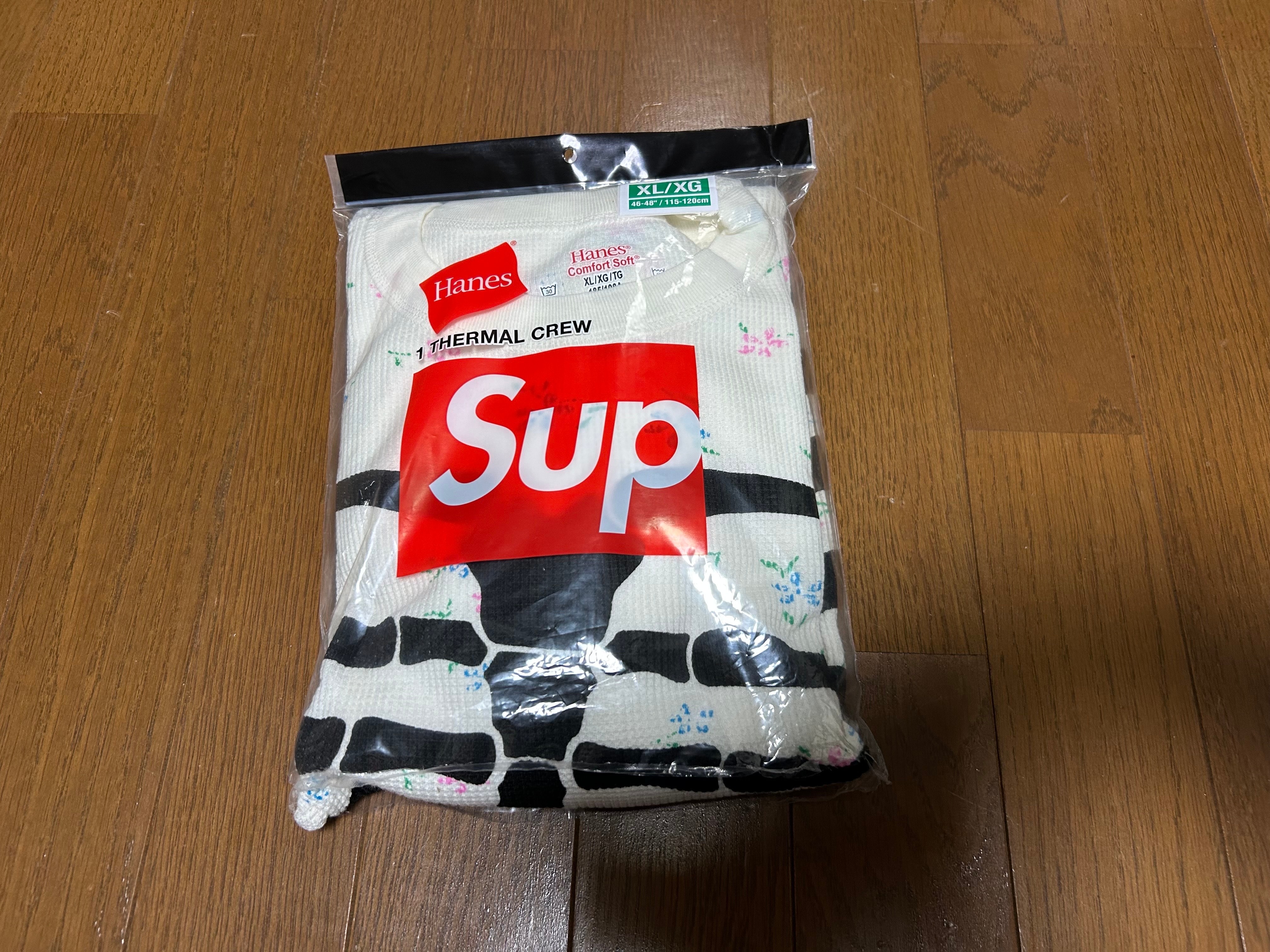 Supreme x Hanes Bones Thermal Crew (1 Pack) 