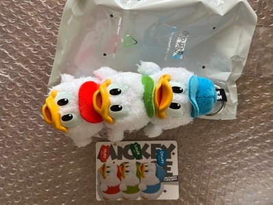 POP MART DISNEY Mickey Family Cute Together Series Plush Keychain Huey, Dewey, and Louie (Secret)