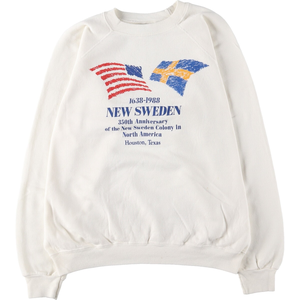 古着 80年代 ヘインズ Hanes プリントスウェットシャツ トレーナー USA製 メンズL相当 ヴィンテージ/eaa525005