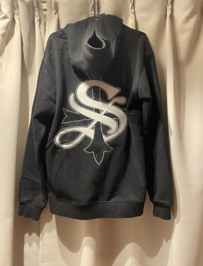 SUPPLIER Cross Logo Hoodie "Black"