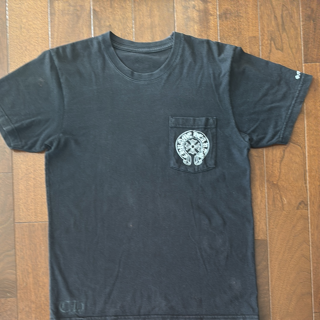 Chrome Hearts Horse Shoe Logo Pocket T-Shirt "Black"