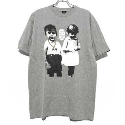 STUSSY OLD KIDs PhotoPrint Tee gray