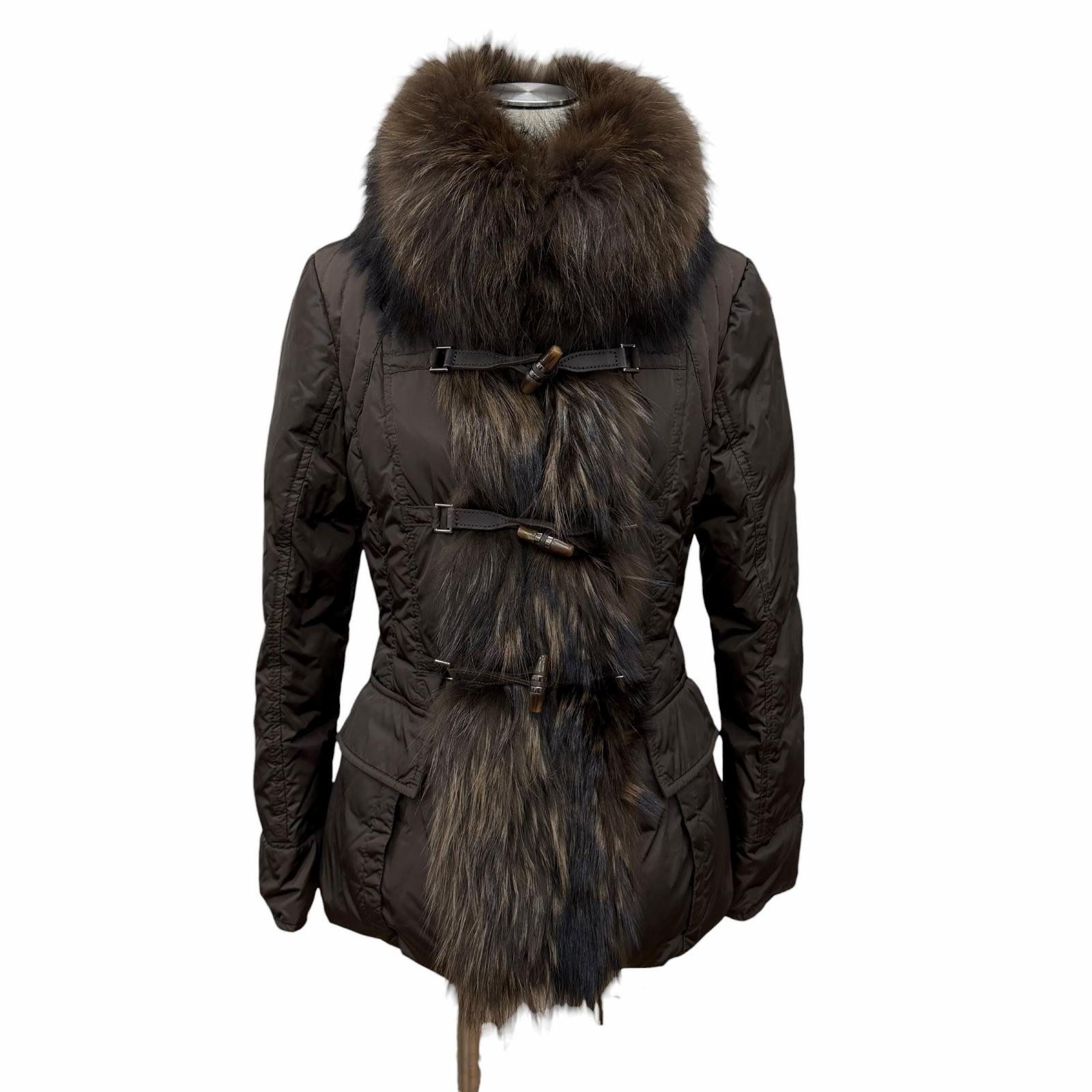 極美品 モンクレール ダウンジャケット GRILLON ブラウン レディース 0