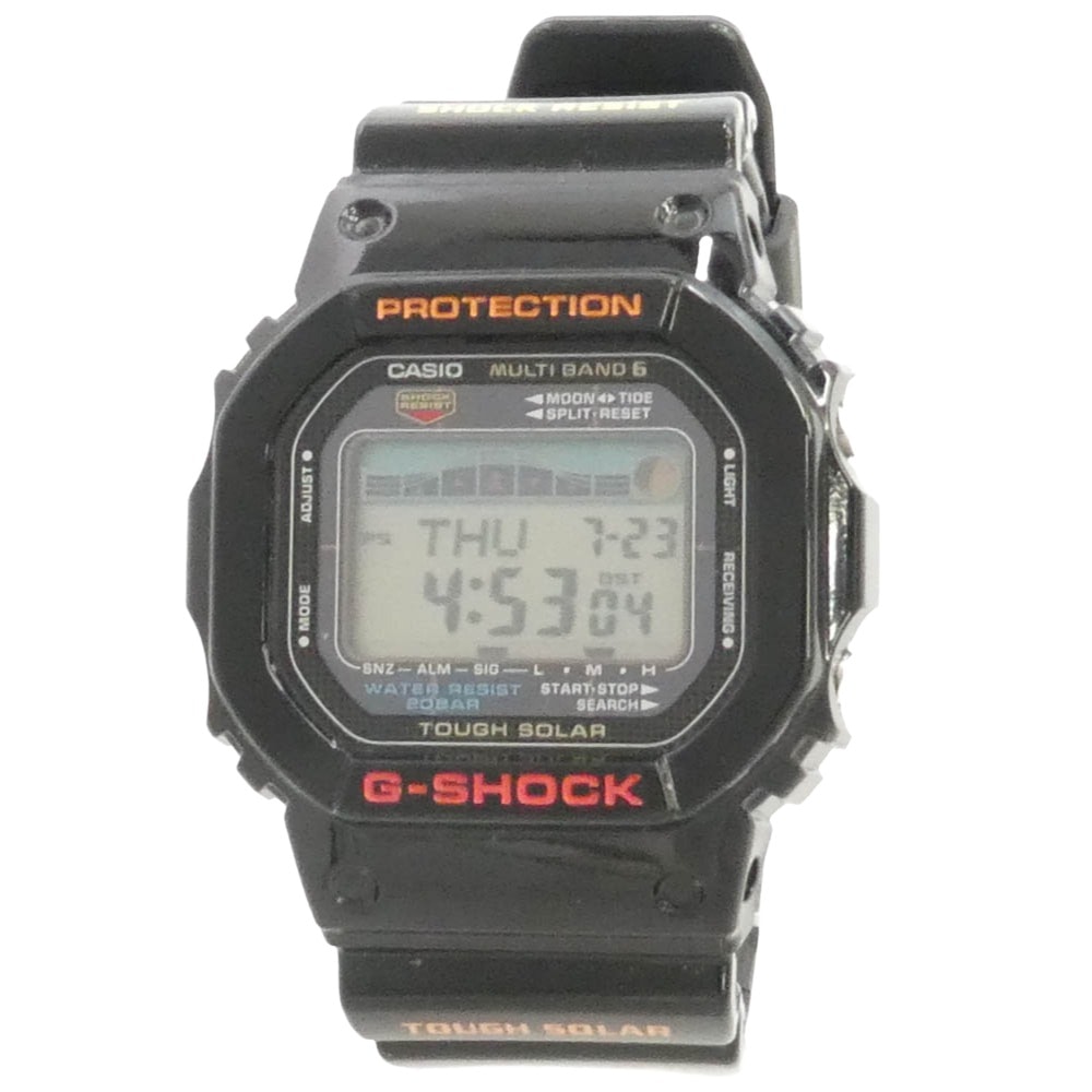 CASIO G-SHOCK カシオ ジーショック GWX-5600-1JF G-LIDE Gライド デジタル 電波ソーラー 腕時計 ブラック系【極上美品】【中古】