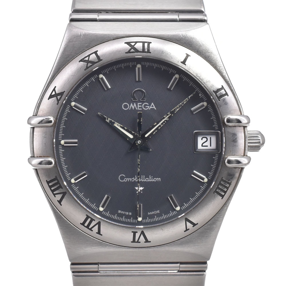 オメガ OMEGA 1512.40 コンステレーション グレー クォーツ メンズ 腕時計 N#150752