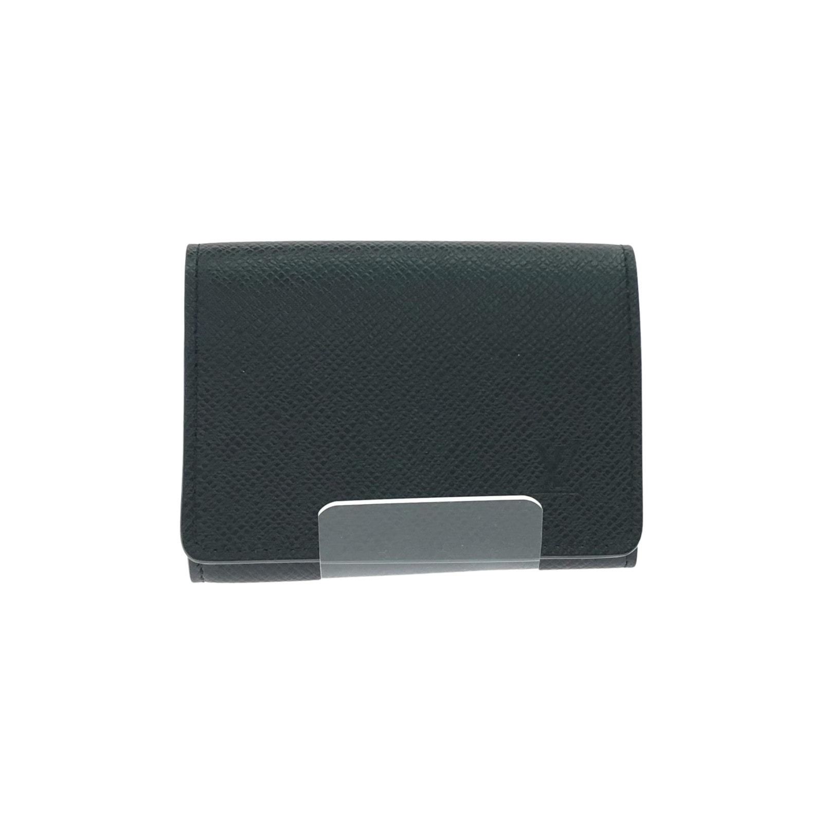 LOUIS VUITTON ルイヴィトン 名刺入れ タイガ アンヴェロップ カルト ドゥ ヴィジット NM イニシャル入 M64595 ノワール