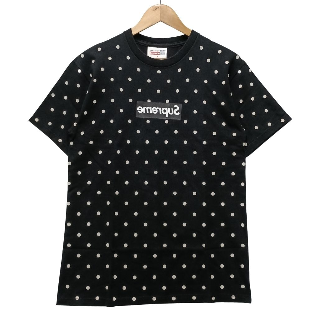 SUPREME シュプリーム ギャルソン SHIRT BOX ロゴ ドット プリント 半袖Tシャツ 56791