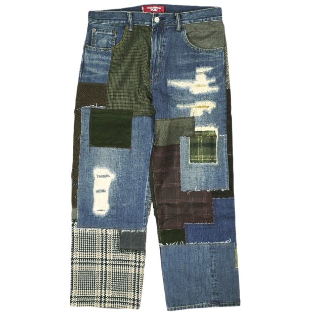 新品 eYe COMME des GARCONS JUNYA WATANABE MAN x Levi's アイ コムデギャルソン ジュンヤワタナベマン リーバイス 24AW 別注 503 パッチワークMIXデニムパンツ WN-P911 L 定価121,000円